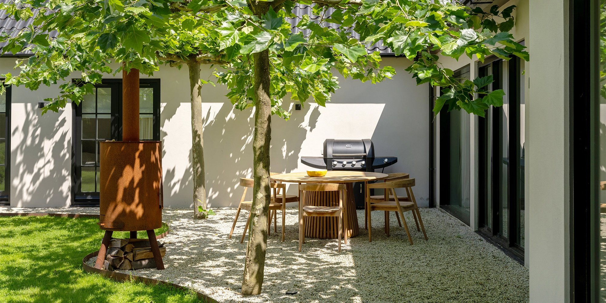 mediterrane tuinset rond 6 personen