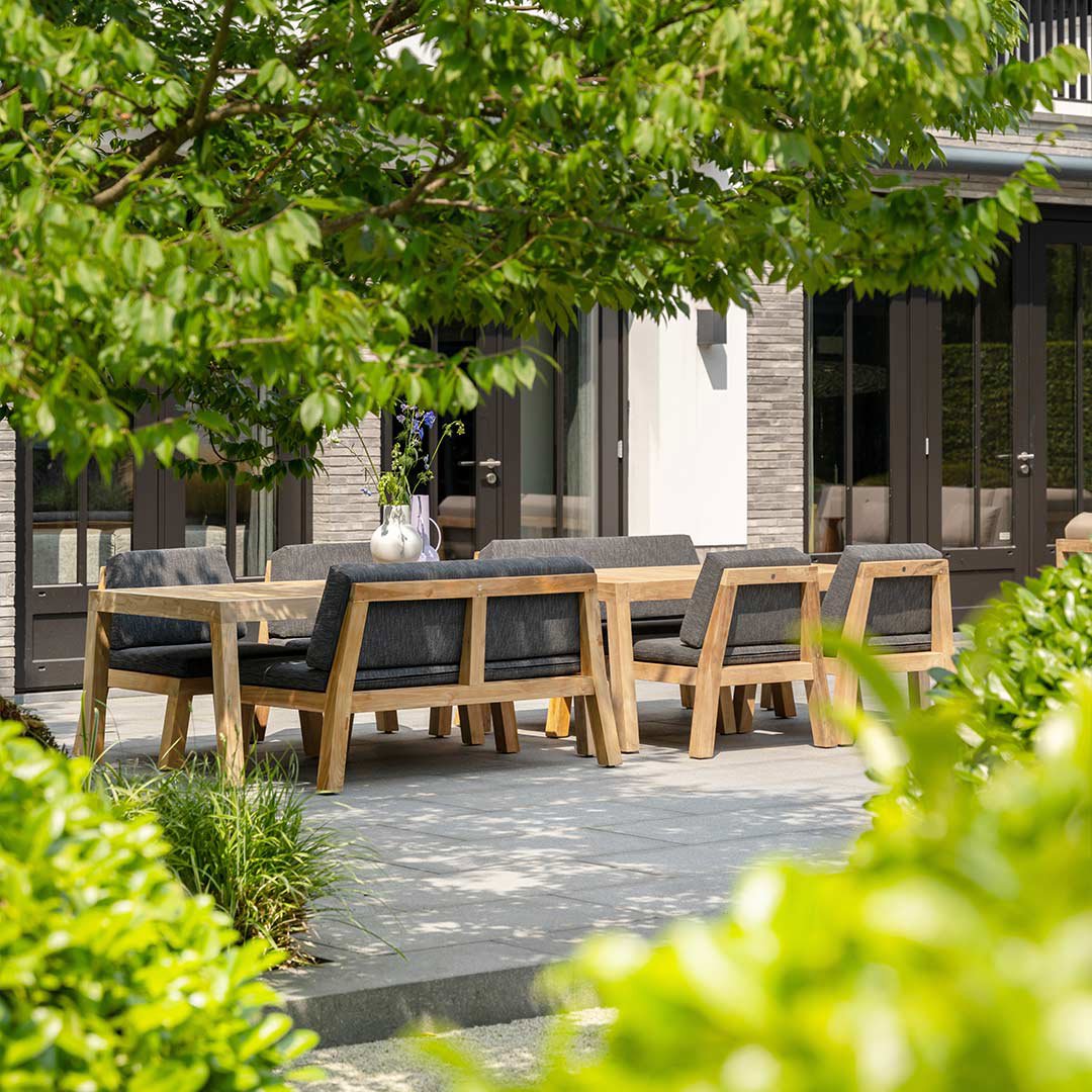 8 persoons tuinset met bank