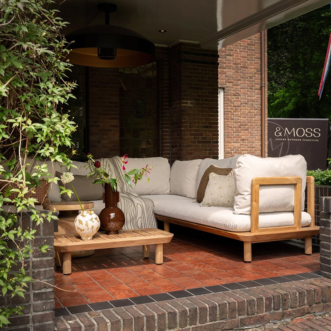 tuin bank hoek