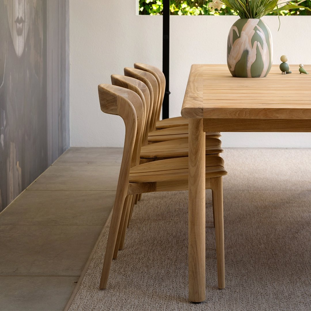design eetset tuin