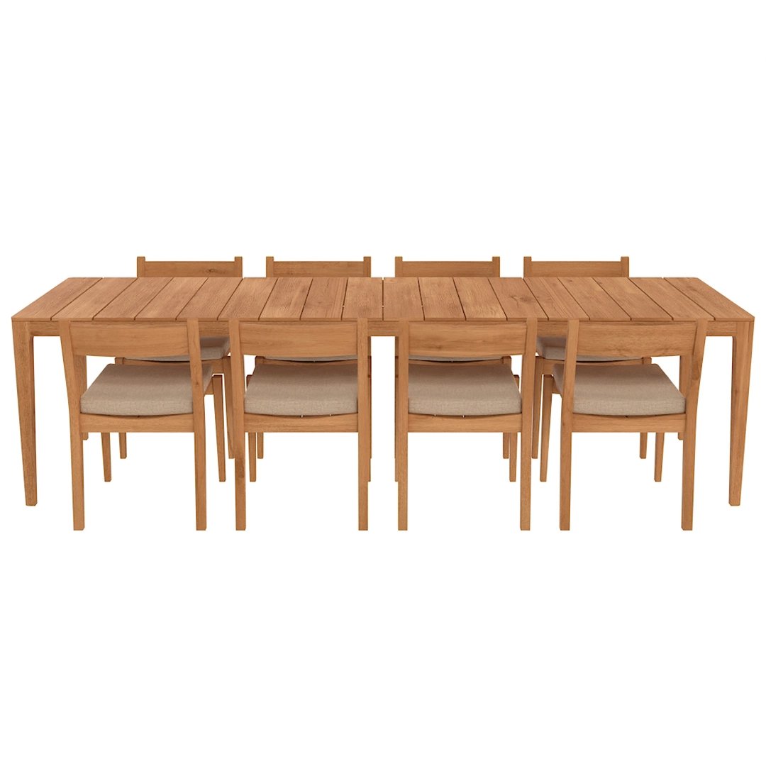 Houten tuinset modern TIJN
