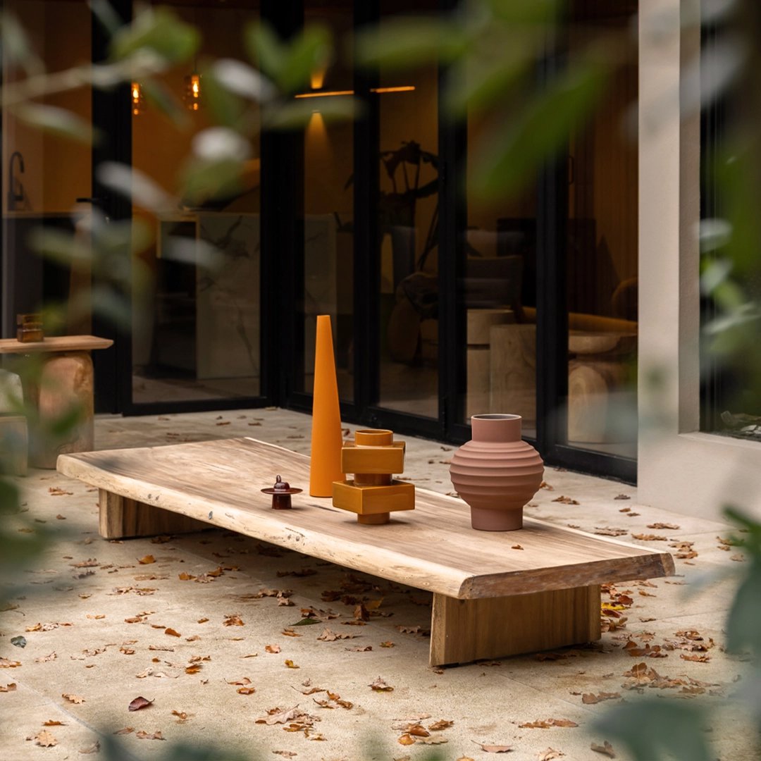 boomstam salontafel tuin