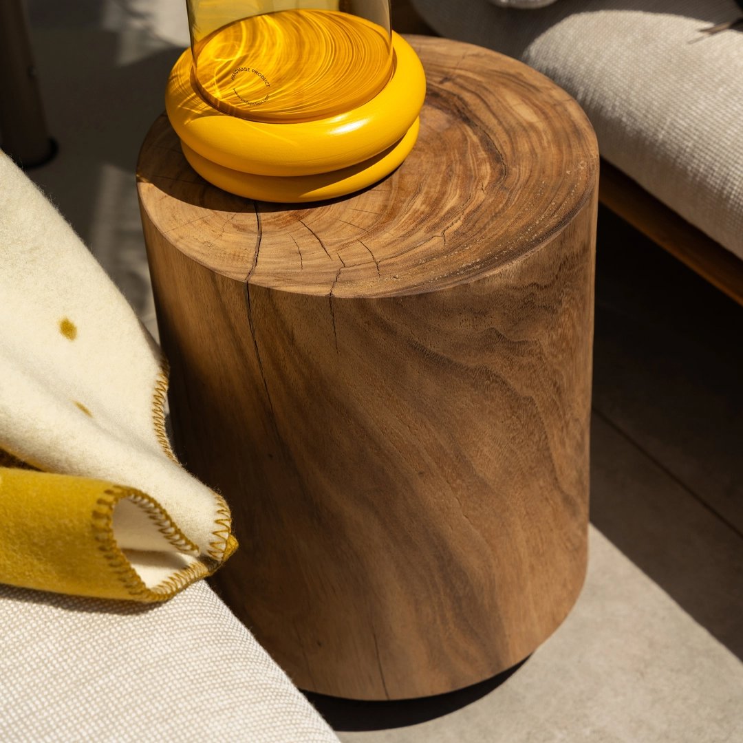 teak tafeltje modern