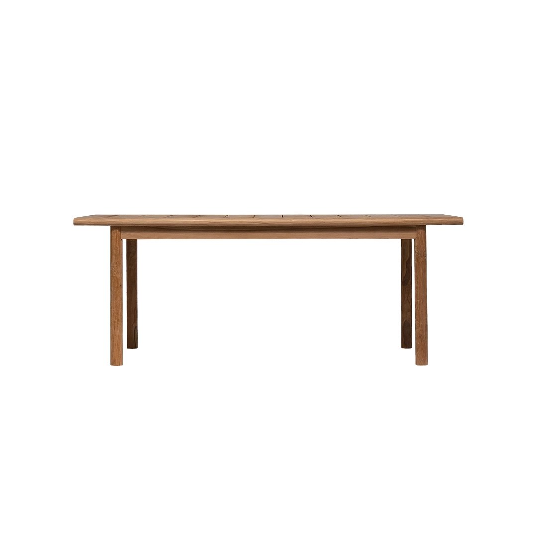 smalle tuintafel hout 200cm
