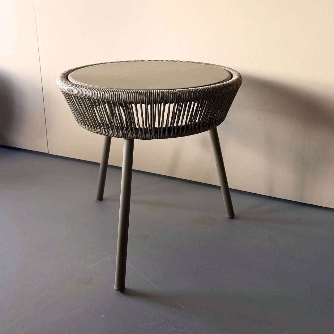 tweedekans bijzettafel taupe