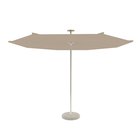 ronde stokparasol beige